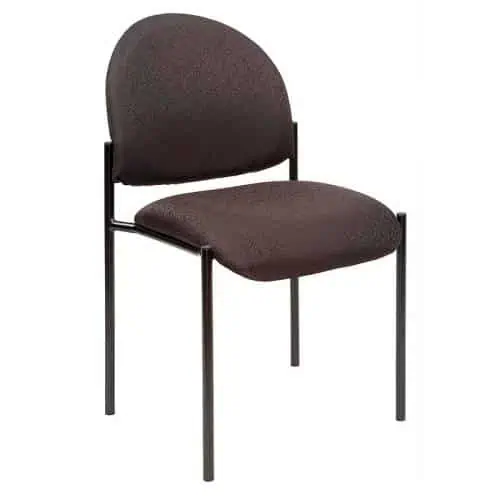 Lincoln Chair, no Arms, Black Fabric