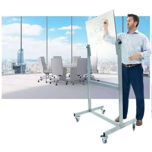 Mobile Pivoting Glass Board