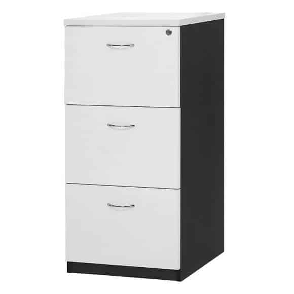 modern 3 drawer file cabinet