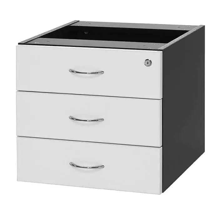 Fixed Drawer Unit - 3 Personal Drawers