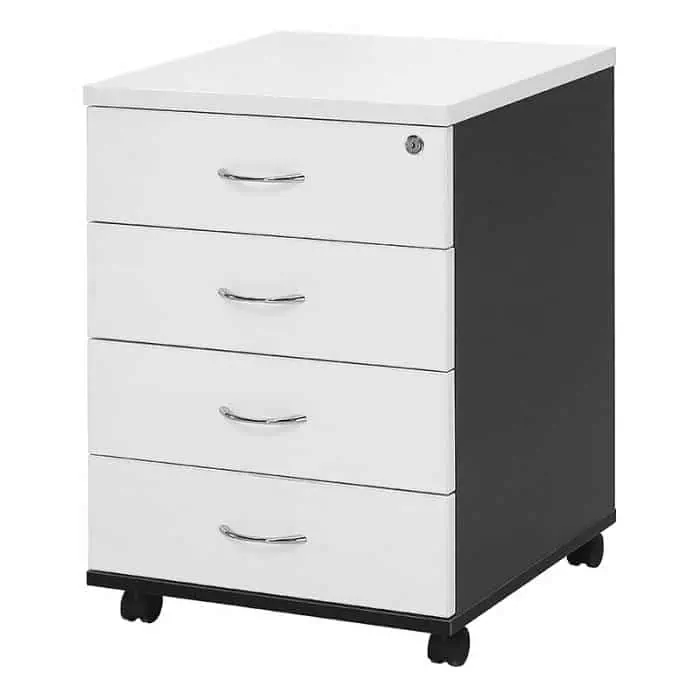 Mobile Drawer Unit - 4 Personal Drawers