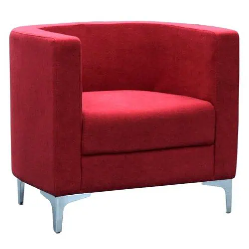 Evia Tub Chair, Red