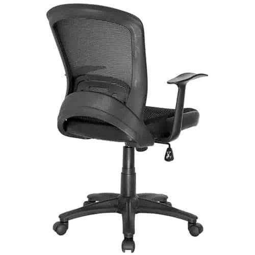 Arno Chair, Black Mesh Back - Rear View