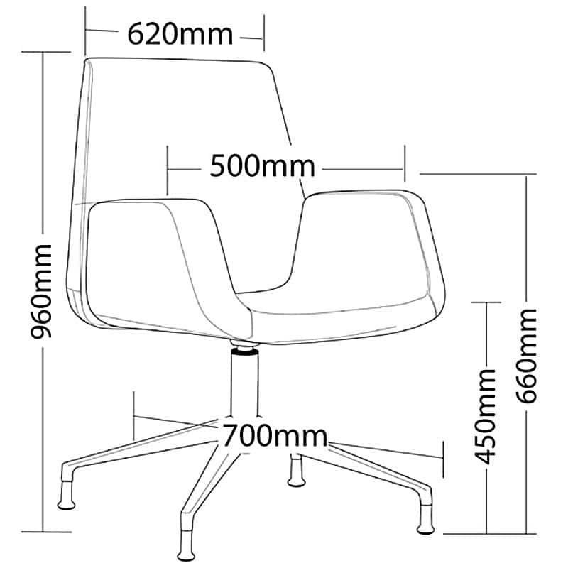 Zen Fixed Height Swivel Meeting Room Chair