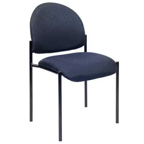 Lincoln Chair, no Arms, Blue Fabric