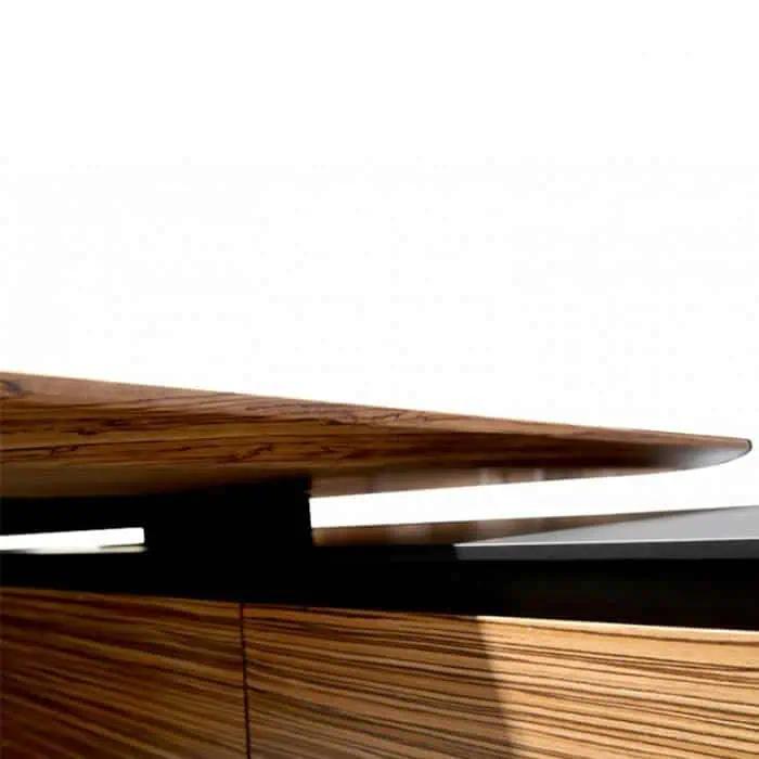 Milana Desk Top Shark Nose Edge Detail