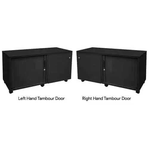 Super Strong Metal Mobile Storage Caddies, Black