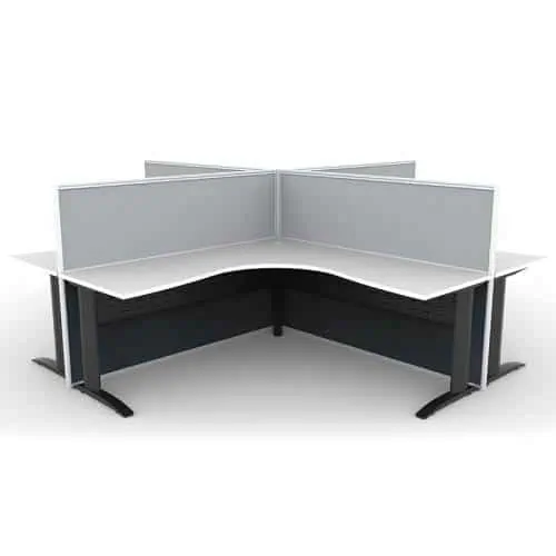 Space System 4 Way Corner Workstation Pod, Image 2