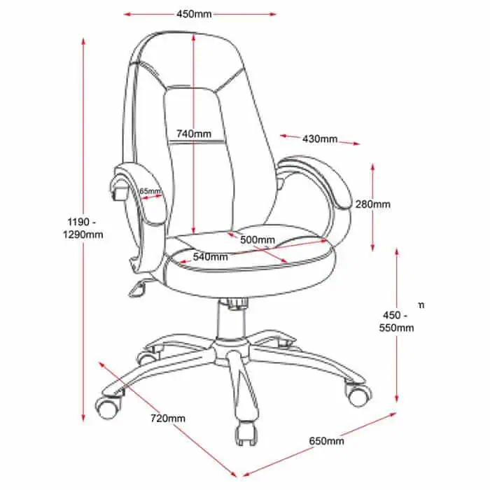 Anessa Chair - Executive high back chair