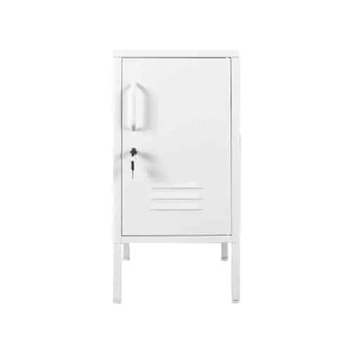 Fast Office Furniture - Mini Personal Locker, 720mm high, White, Front View