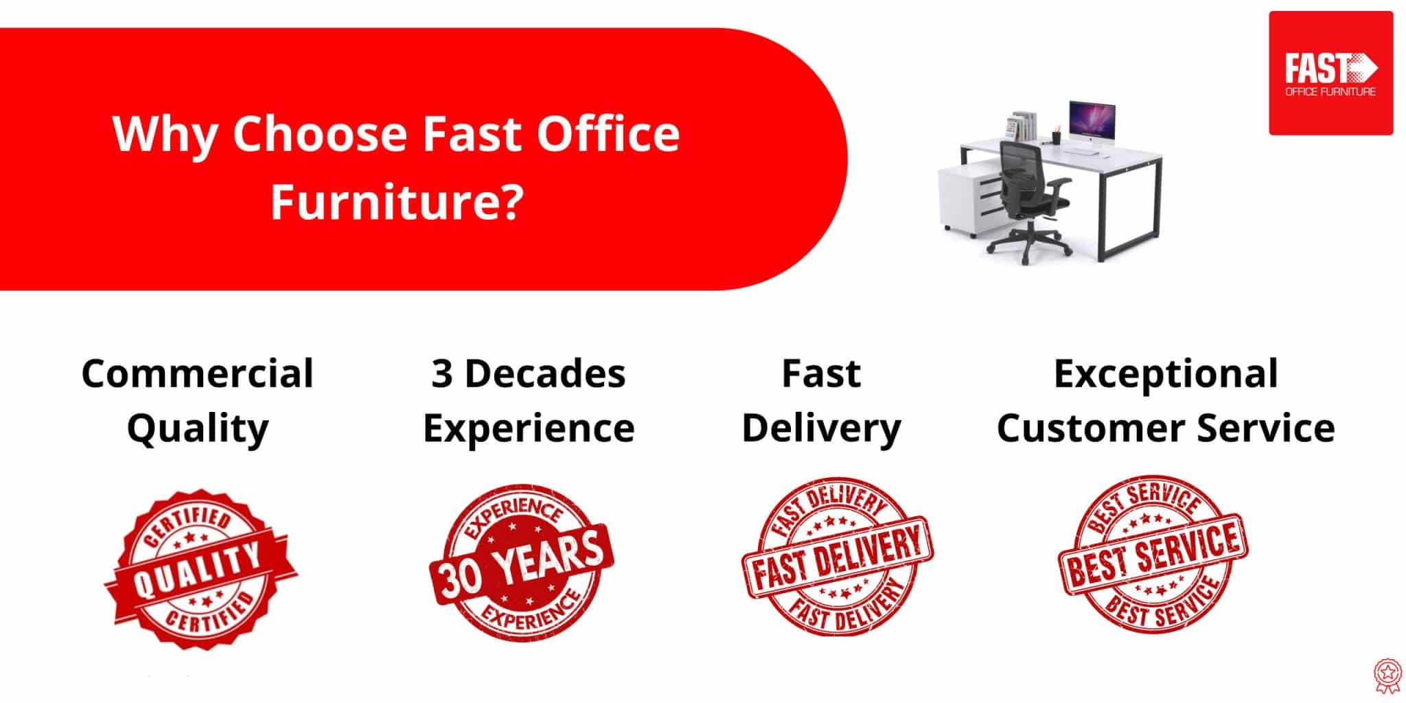 Fast Office Furniture - Melbourne - Office Desks and Chairs