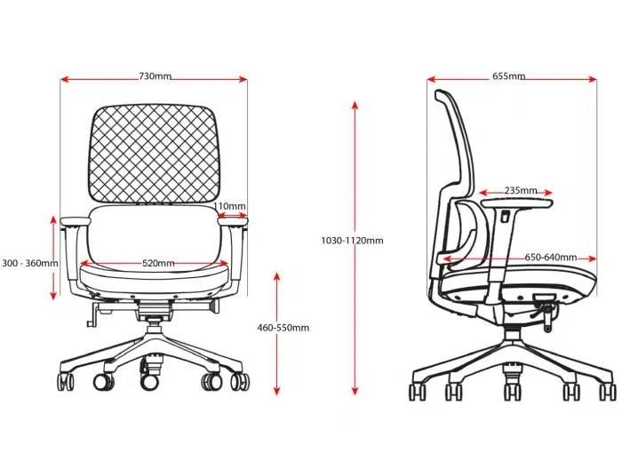 Natalia Chair Dimensions