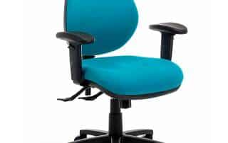 Fast Office Furniture - Mia Lite Heavy Duty Medium Back Ergonomic Office Chair, with Arms