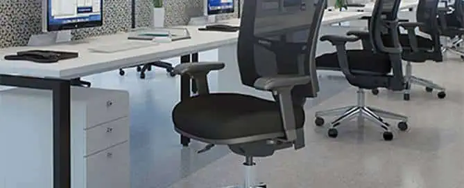 Buro Metro II, 24-7 Medium Back Chair with Arms in Office