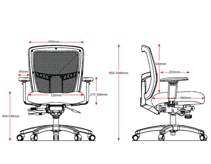 Works Chair Dimensions