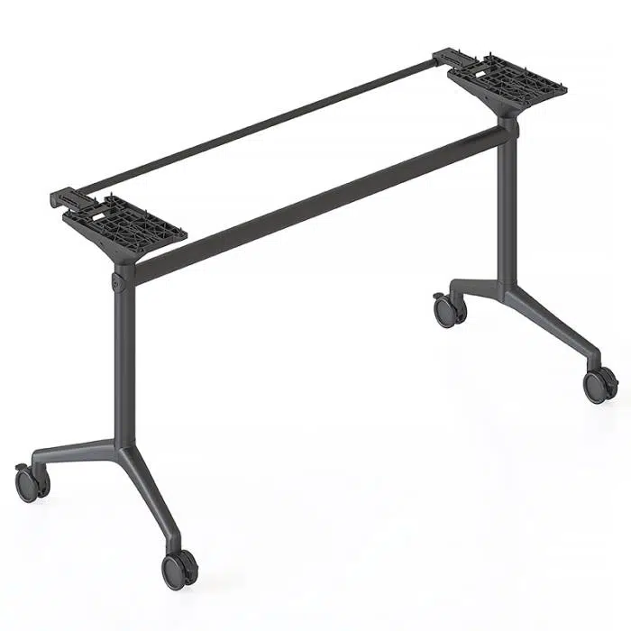 Black flip top table frame