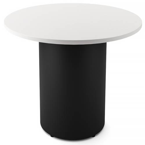 Black and white round table