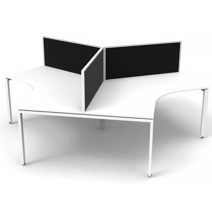 white desk