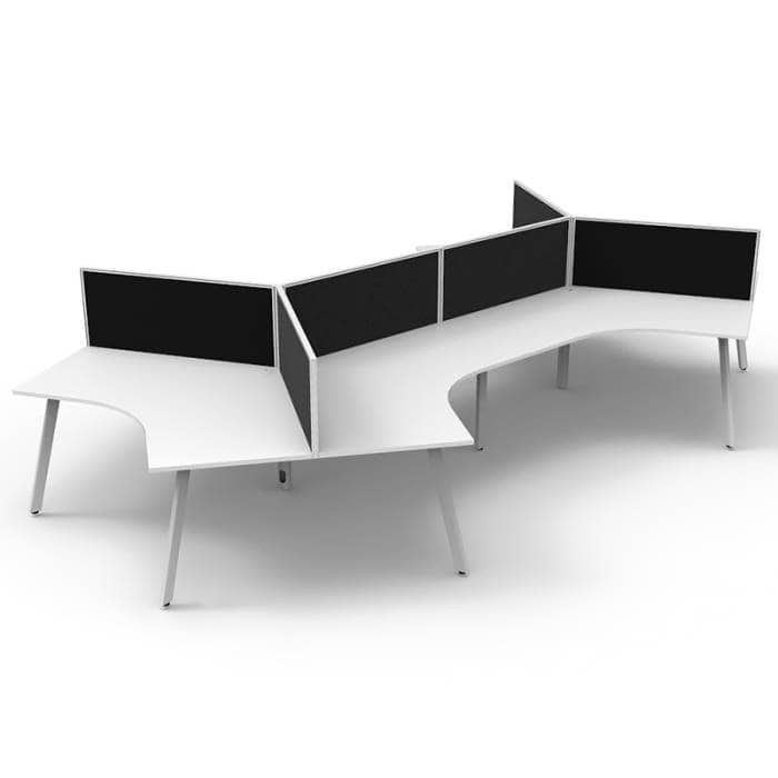 8 way computer desk