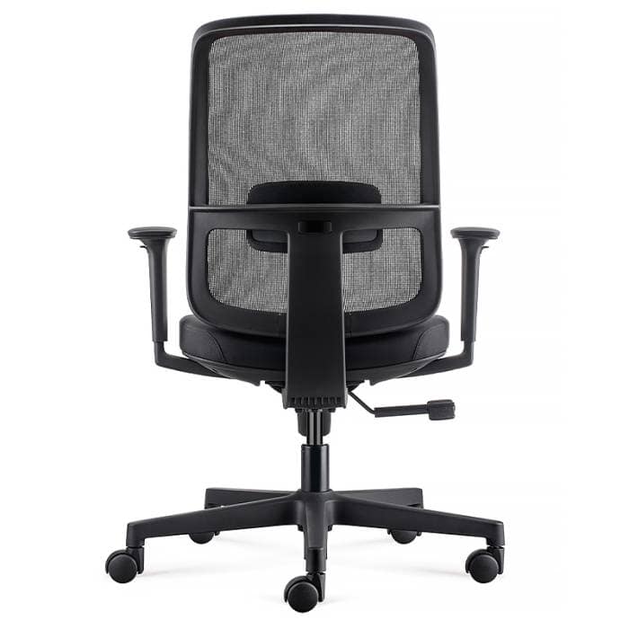 Gianna Chair, Black, Rear View