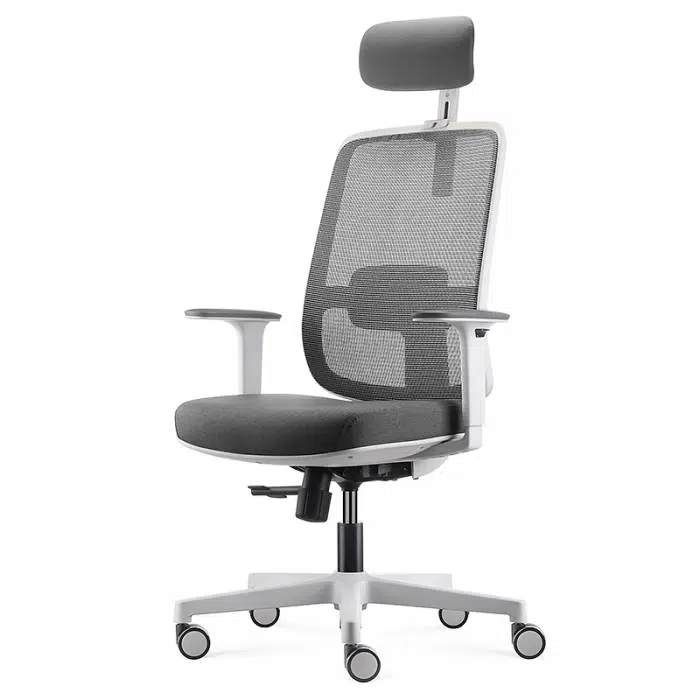 Office chair with headrest