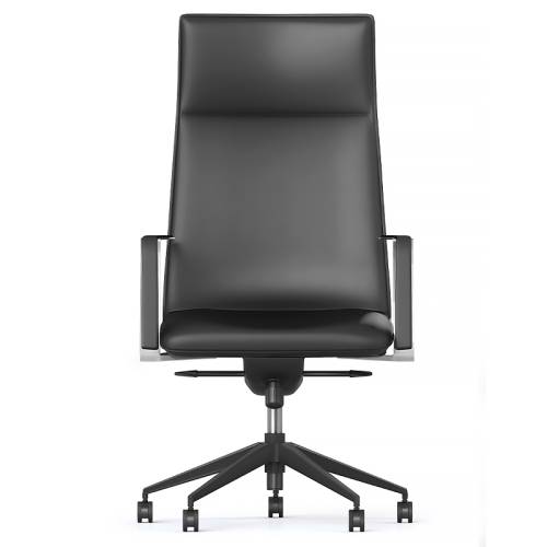 Black Leather Boardroom Chair