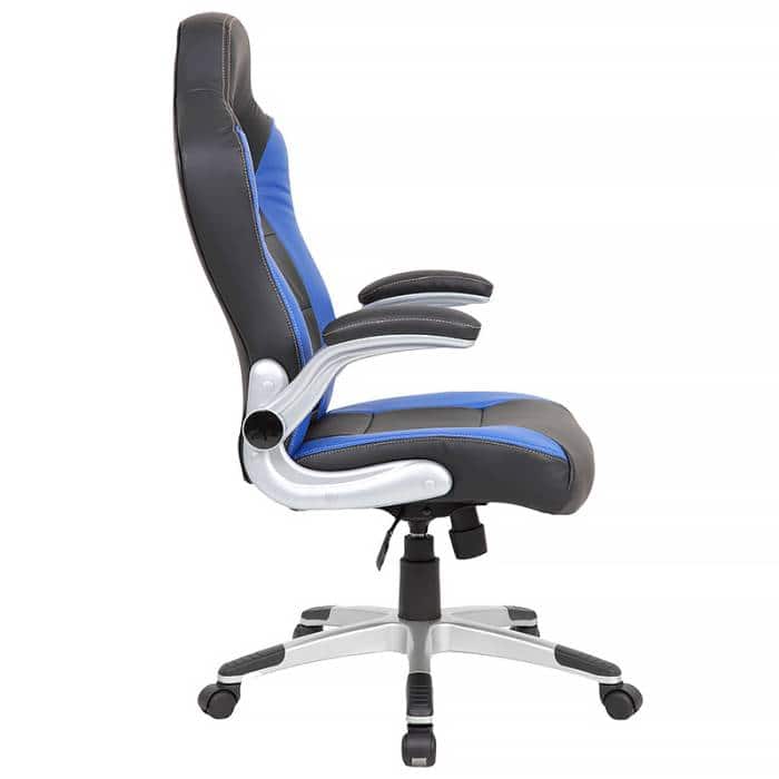 SS Racer Chair, Blue, Side View