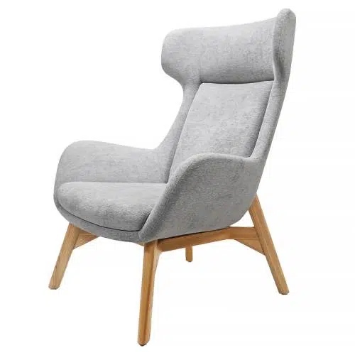 Serena Wing Chair, Front Angle View