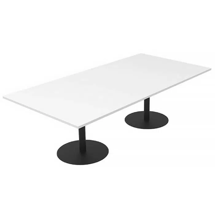 Black and White Meeting Table