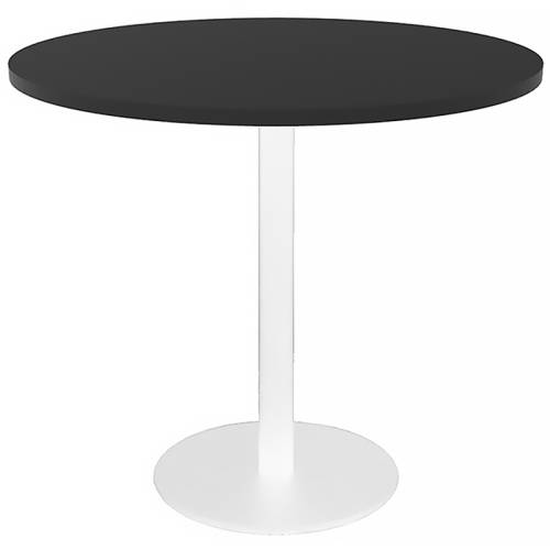 Black and white round table