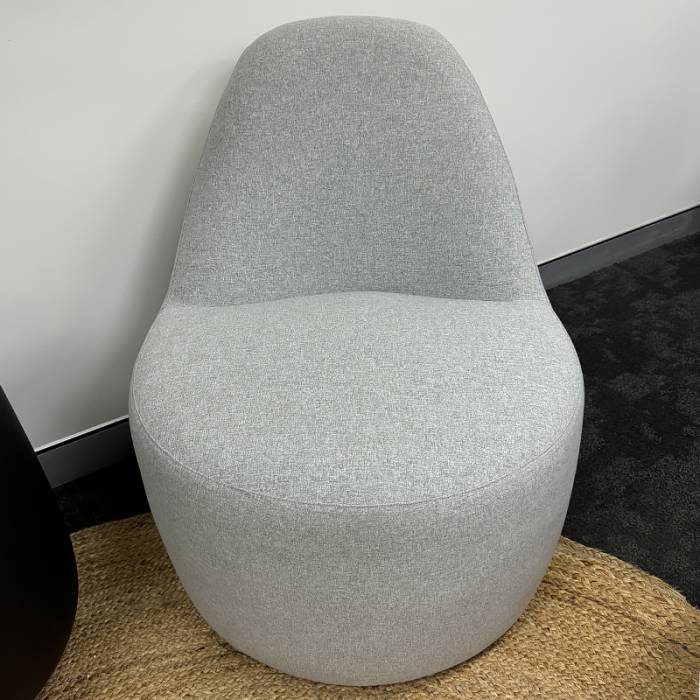 Grey reception chair