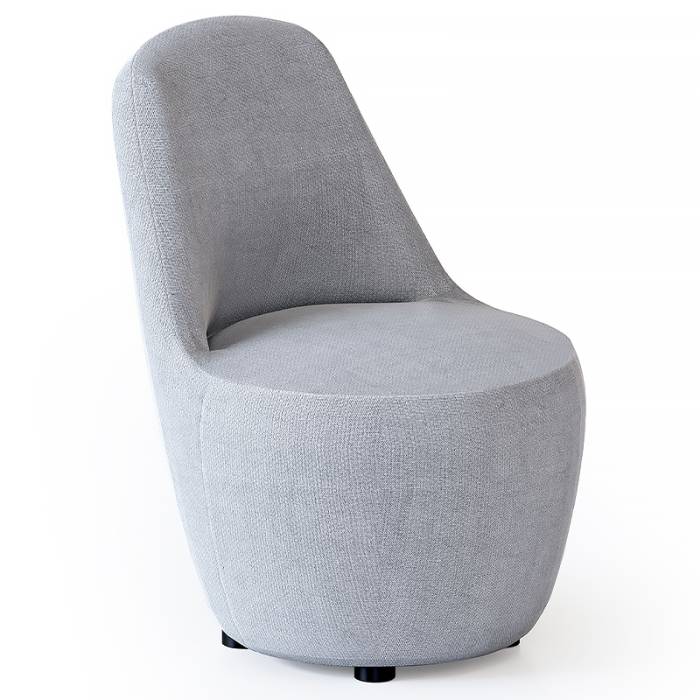 Grey waiting area chair