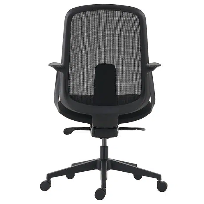 Black Mesh Meeting Chair