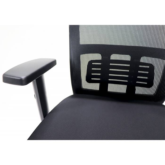 Black mesh office chair