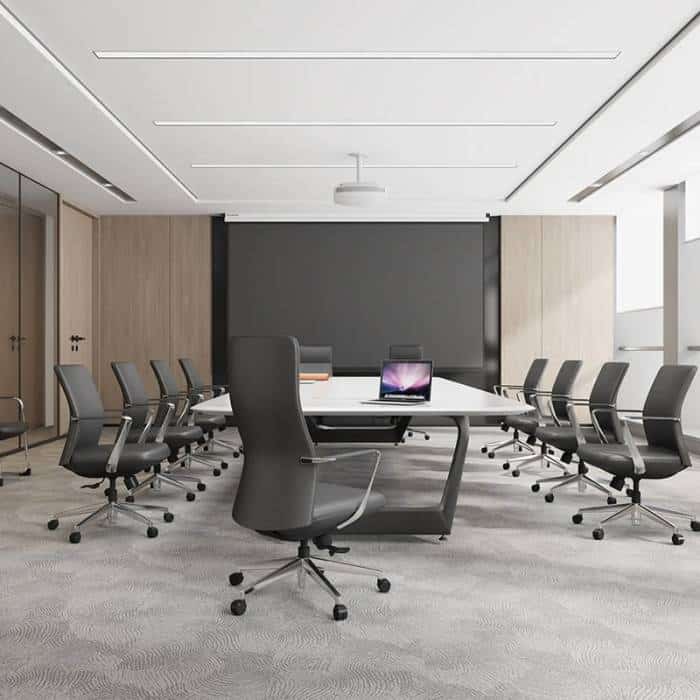 Black Leather Boardroom Chairs