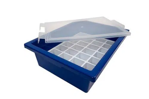 Storage Tub with 28 Section Insert and Lid