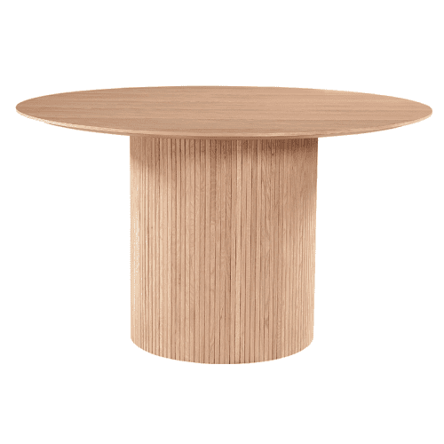 Round Oak Meeting Table