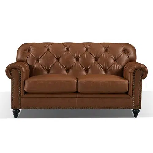 Leather Chesterfield 2 seater